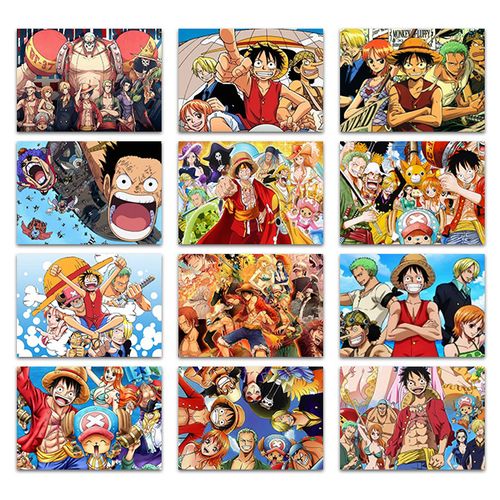 12 Poster  One Piece Luffy Poster Anime Japonais
 Fiche Technique et Prix au Maroc