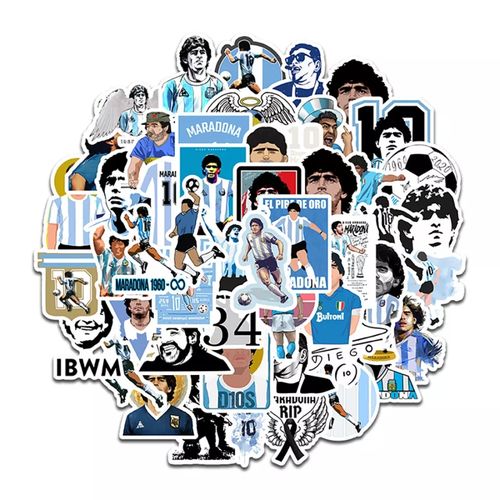 Stickers Ball King Maradona, décalcomanies de décoration, Cool, pour voiture, Football, casque, ordinateur portable
 Fiche Technique et Prix au Maroc
