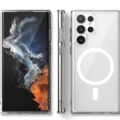 Coque pour Samsung Galaxy S23 Ultra 5G magnétique (transparente)
 Fiche Technique et Prix au Maroc