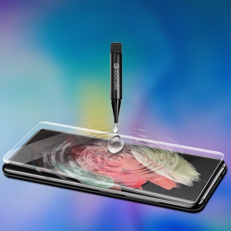 Pour Samsung Galaxy S22 Ultra 5G mocolo 9H Film de verre trempé UV 3D - 6