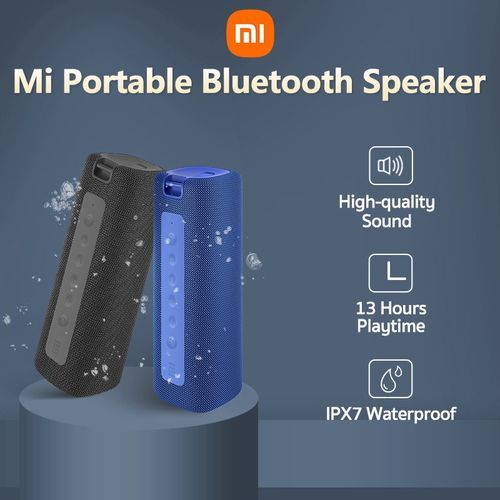 XIAOMI Haut-parleur Portable Bluetooth 16W, étanche IPX7, chaîne Hi-Fi TWS Noir
 Fiche Technique et Prix au Maroc