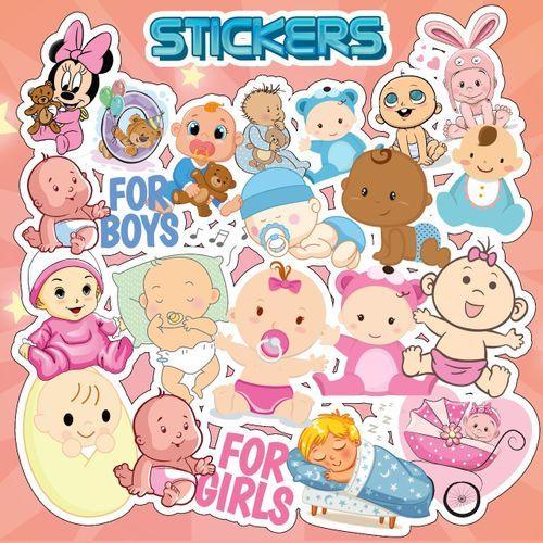 Decorative 20 Pcs - Pack Stickers Bébé -
 Fiche Technique et Prix au Maroc