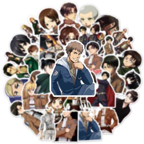 Stickers-50pcs dessin Anime Attaque of Titans autocollants imperméable
 Fiche Technique et Prix au Maroc