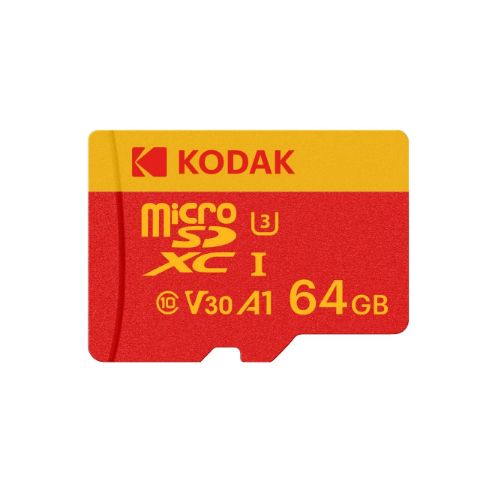 Kodak Carte Mémoire Micro SD 64 GB 100 MB/s Class10 U3
 Fiche Technique et Prix au Maroc