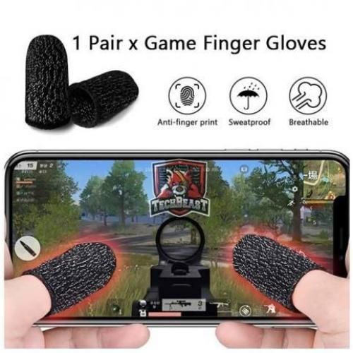 2 Pièces Pubg Controller Gants À Doigt en Fibre Mobile Game Finger Sleeve
 Fiche Technique et Prix au Maroc