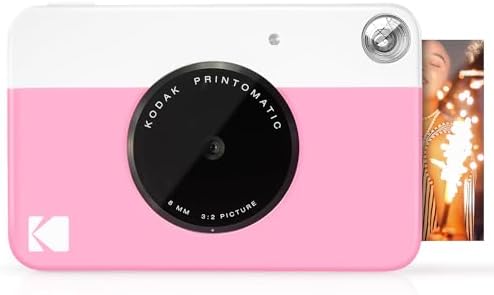 Appareil photo numérique à impression instantanée KODAK Printomatic - Impressions couleur sur papier photo ZINK 2x3" (rose) Imprimez des souvenirs instantanément
 Fiche Technique et Prix au Maroc