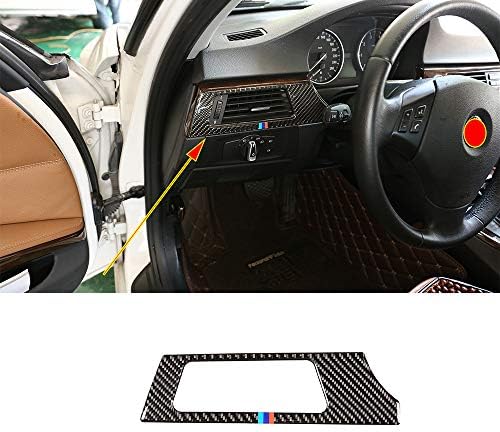 YIWANG Garniture d'autocollants de cadre de climatisation intérieure de voiture de couleur mélangée en Fiber de carbone véritable pour BMW série 3 E90 2005-2012 accessoires automobiles de conduite à gauche
 Fiche Technique et Prix au Maroc