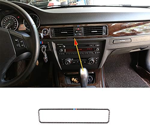 YIWANG Garniture d'autocollants de cadre de ventilation de climatisation de centre de voiture de couleur mélangée en Fiber de carbone véritable pour BMW série 3 E90 E92 2005-2012 Accessoires automobiles
 Fiche Technique et Prix au Maroc