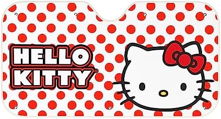 Pare-soleil rouge pour pare-brise de voiture, chat mignon, fenêtre avant, visière pliable, bloque les rayons UV pour garder votre véhicule au frais
 Fiche Technique et Prix au Maroc