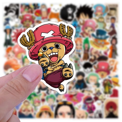 Anime ONE PIECE Stickers Graffiti Skateboard Laptop Phone Car Luffy Chopper Cool Cartoon lot/30 pcs
 Fiche Technique et Prix au Maroc