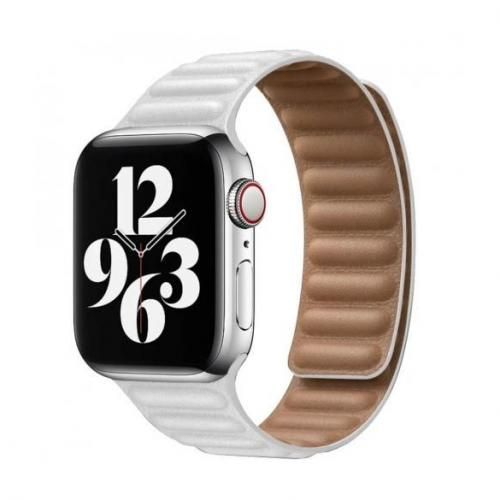Bracelet à boucle magnétique en cuir 42/44/45/49mm pour Apple Watch
 Fiche Technique et Prix au Maroc