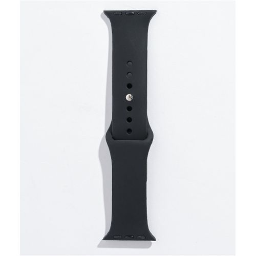 Bracelet en Silicone pour Apple Watch Noir Series 7 45mm,6,SE,5,4 44mm,3,2,1 42mm M/L
 Fiche Technique et Prix au Maroc