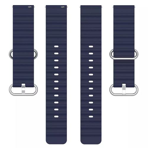 Bracelet océan de rechange en silicone 20mm Bleu Marine pour Samsung Galaxy Watch 4/5 Watch 4 Classic
 Fiche Technique et Prix au Maroc