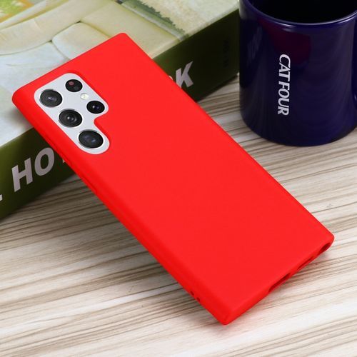 Cover Pochette pour Samsung s23 Ultra souple haut Qualité Rouge
 Fiche Technique et Prix au Maroc