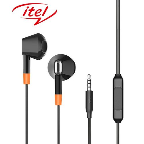 Itel Écouteurs filaires 3.5mm Stéréo Bass Sound avec microphone - Noir
 Fiche Technique et Prix au Maroc