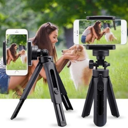 Mini Scalable Desktop Telescopic Tripod Support Phone Stand Holder - Black
 Fiche Technique et Prix au Maroc