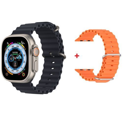 Montre connectée série 8 Ultra KD99 smart watch, charge sans fil avec 2 bracelet
 Fiche Technique et Prix au Maroc
