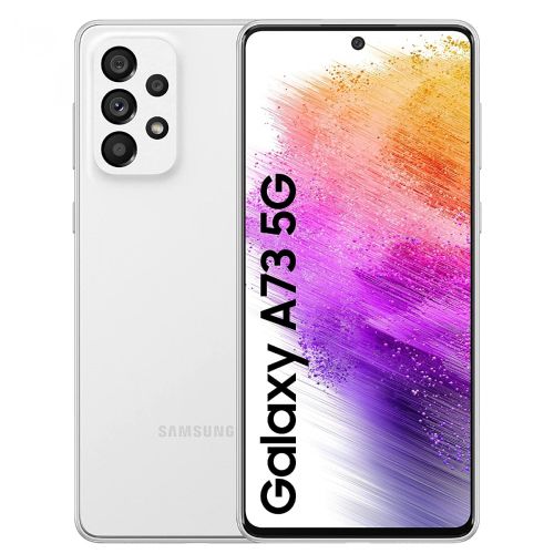 Samsung Galaxy A73 - 5G - 6.7'' - (8GB - 256GB)  - 108MP+12MP+5MP+5MP/32MP -Blanc
 Fiche Technique et Prix au Maroc