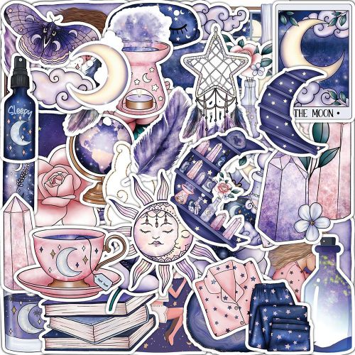 Stickers Cute Magic Witch Moon Gothic Aesthetic Art Cartoon Decals Laptop Scrapbook Suitcase Graffiti lot/30 pcs
 Fiche Technique et Prix au Maroc