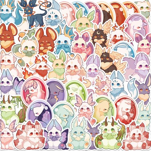 Stickers Kawaii Fantasy Creature Cartoon Graffiti Decals Kids Toy Gift DIY Fridge Helmet Phone Laptop Cute lot/30 pcs
 Fiche Technique et Prix au Maroc