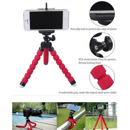 Strong support trépied Mini Octopus Robuste universel pliable pour tous perephiques
 Fiche Technique et Prix au Maroc
