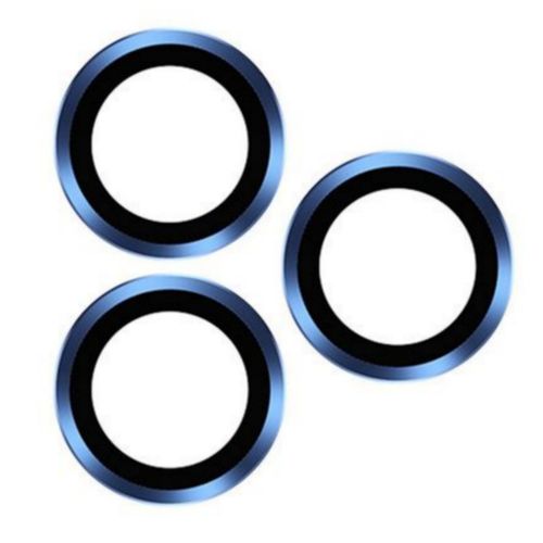 Verre Trempé pour iPhone 13 Pro max Caméra Protecteur Bague individuelle en métal Sans Bulle Anti-Rayures Caméra Protecteur D'écran Film lentill de protection (blue)
 Fiche Technique et Prix au Maroc