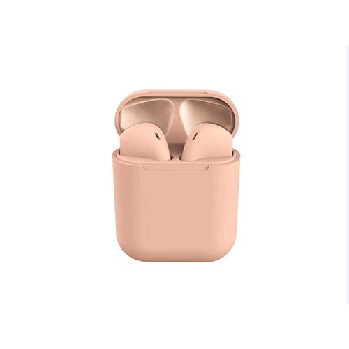 TWS Oreillettes Bluetooth sans fil i12  avec boîtier de charge rose
 Fiche Technique et Prix au Maroc