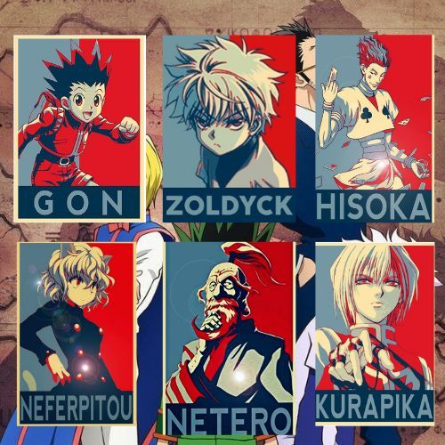 Pack 6 poster Hunter x Hunter KILWA plastifiè Haut qualité (30 cm/ 21 cm)
 Fiche Technique et Prix au Maroc
