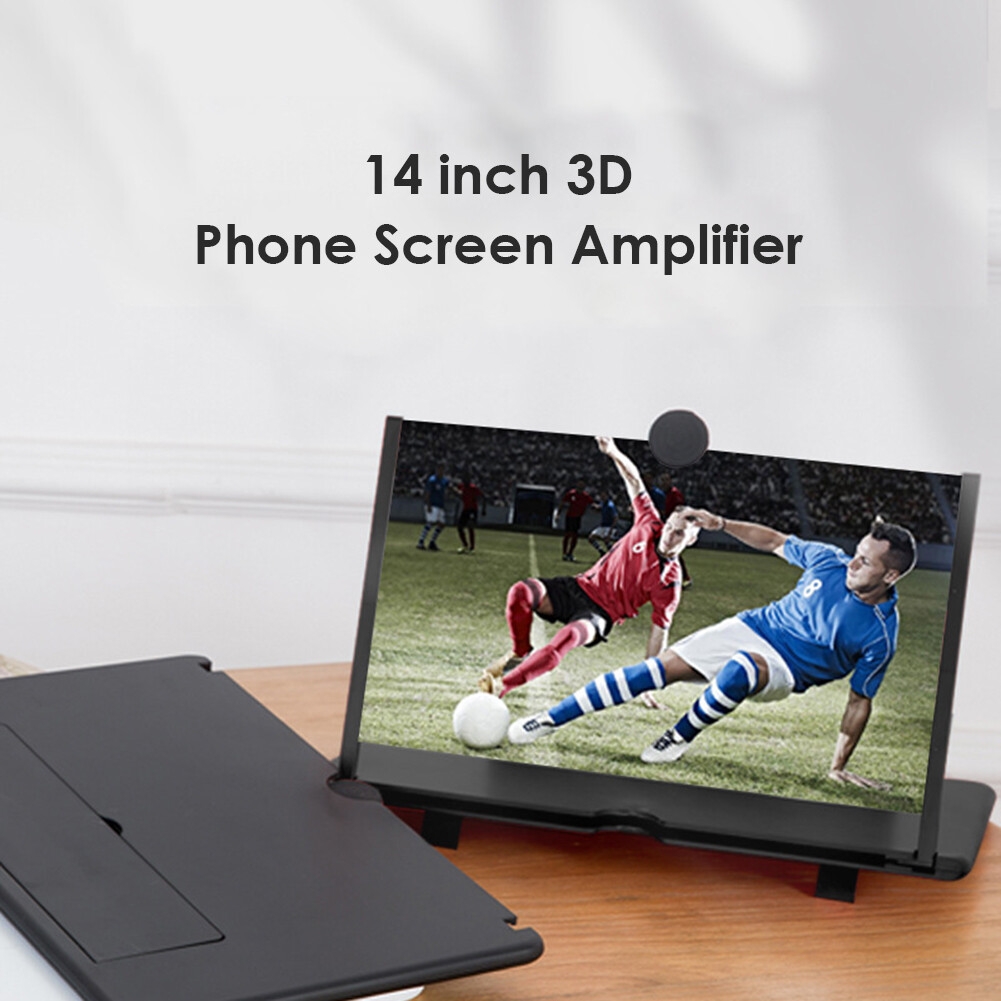 Loupe D’Écran Smartphone 18 Pouces - Amplificateur HD Pliable, Pour Films Et Vidéos, Compatible Tous Téléphones