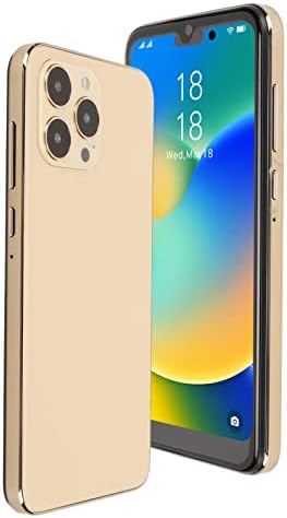 Hilitand iP14 Pro Smartphone débloqué pour 11.0, téléphone double SIM 4G, téléphones portables 4 Go 32 Go ROM débloqués, écran HD 6.1, déverrouillage facial, 6800 mAh, 8 MP 16 MP, doré
 Fiche Technique et Prix au Maroc