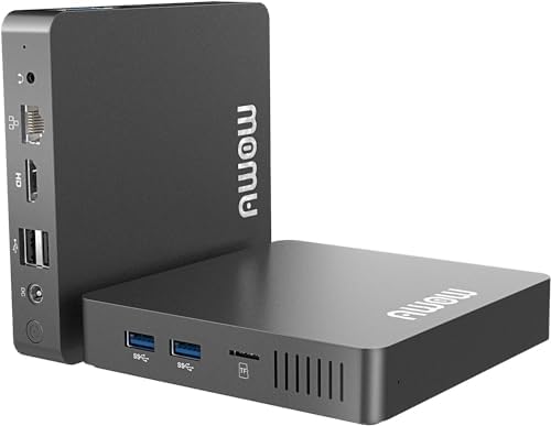 AWOW Mini PC Windows 10 Pro, 6 Go de RAM, 64 Go de stockage, mini ordinateurs de bureau, processeur Intel N3350 (jusqu'à 2,4 GHz), prise en charge micro-ordinateur SSD SATA M.2, WiFi 2,4 G/5 G, Bluetooth 4.2
 Fiche Technique et Prix au Maroc