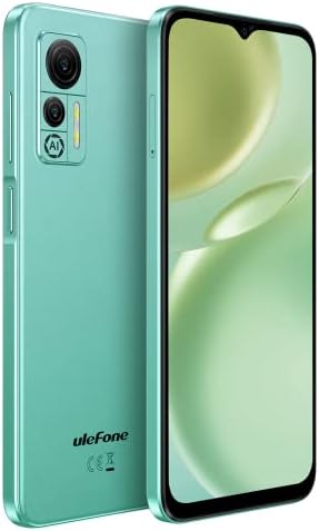 Smartphone débloqué Ulefone, téléphone portable Note 14 débloqué, Android 12, plein écran IPS 6,52", 4500 mAh, 7 Go + 16 Go, emplacements pour 3 cartes, appareil photo 8 MP, double SIM, reconnaissance faciale, téléphones 4G bon marché - Vert
 Fiche Technique et Prix au Maroc