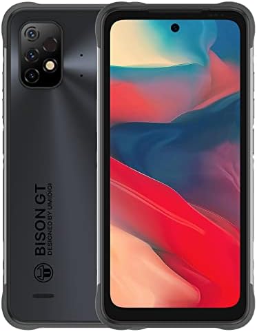 UMIDIGI Smartphone débloqué robuste, batterie 6150 mAh, Bison GT2 8 Go + 128 Go Android 12, 6,5" + FHD, G95 Octa-core, triple caméra 64 MP, NFC, charge rapide 18 W, téléphone portable débloqué étanche IP68 et IP69K
 Fiche Technique et Prix au Maroc