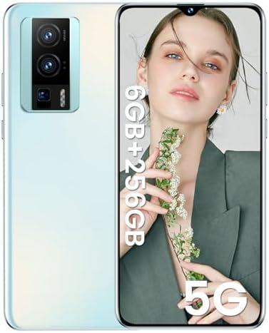 VIQEE K60 Pro 5G Smartphone débloqué, 6 Go + 256 Go Android 13 Téléphone débloqué 6,7" FHD + Écran 120 HzD 64 MP AI Caméra Téléphone portable débloqué 6800 mAh 4G 5G Double SIM/Face ID/GPS (Vert)
 Fiche Technique et Prix au Maroc