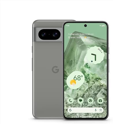 Google Pixel 8 - Smartphone Android débloqué avec appareil photo Pixel avancé, batterie 24 heures et sécurité puissante - Hazel - 128 Go
 Fiche Technique et Prix au Maroc