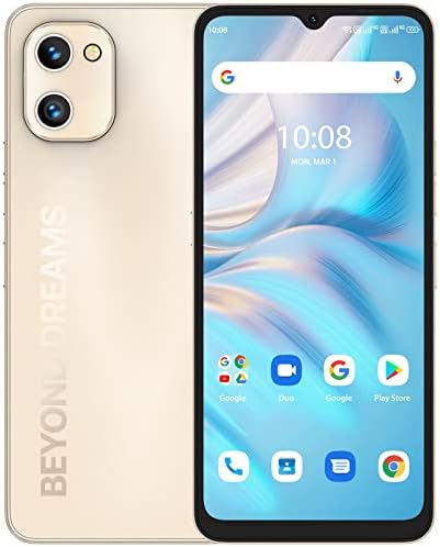 UMIDIGI A13S (4 Go + 64 Go) Téléphone portable débloqué, smartphone plein écran ultra grand de 6,7" avec batterie 5150 mAh + double caméra AI 16 MP, téléphone Android 11 débloqué avec double SIM (Global 4G LTE)
 Fiche Technique et Prix au Maroc