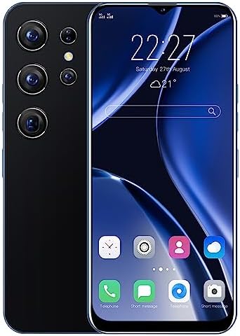 QIMHAI Téléphone portable débloqué de 6,82 pouces, téléphones Android, 3 Go de RAM + 32 Go de ROM, plein écran, conversation directe, coque arrière en verre, Boost, téléphones mobiles, téléphones intelligents débloqués, nouveau pour Android 10.0 (Noir)
 Fiche Technique et Prix au Maroc