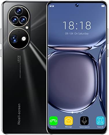 Smartphone Zyyini P50 Pro 4G, écran HD de 6,8 pouces, téléphone portable débloqué avec reconnaissance faciale, WiFi, BT, FM, GPS, téléphone portable pour Android 8.1 (US)
 Fiche Technique et Prix au Maroc