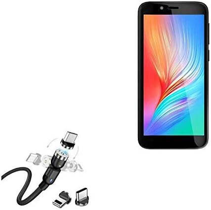 Câble BoxWave compatible avec Haier Alpha A2 Lite - Câble MagnetoSnap AllCharge, câble de charge magnétique USB Type-C Micro USB pour Haier Alpha A2 Lite - Noir de jais
 Fiche Technique et Prix au Maroc