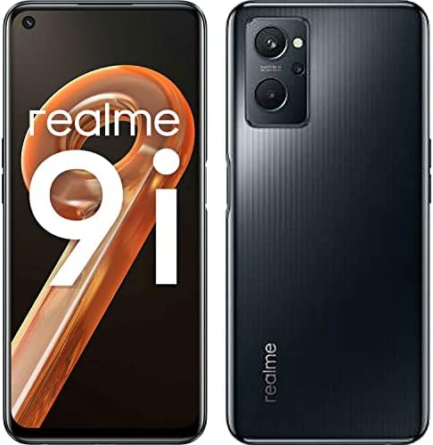 Realme 9i 4G LTE GSM 128 Go + 6 Go 6,6" Triple caméra 50 MP débloqué Europe latine Dual Sim (PAS Verizon/Boost/Cricket/Metro/AT&T) + chargeur de voiture rapide (Prism Black)
 Fiche Technique et Prix au Maroc