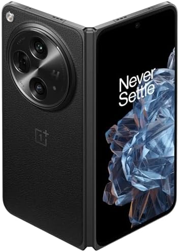 OnePlus Open, 16 Go de RAM + 512 Go, double SIM, Voyager Black, smartphone Android débloqué en usine aux États-Unis, batterie 4805 mAh, charge rapide 67 W, appareil photo Hasselblad, écran fluide 120 Hz
 Fiche Technique et Prix au Maroc