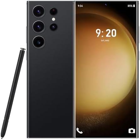 BDWJW C23 Ultra 5G Smartphone débloqué, 6 Go + 256 Go, téléphone portable entièrement débloqué pour Android 13, 6,8", téléphone portable débloqué, 6800 mAh, double caméra 48 MP + 108 MP/double SIM/verrouillage par empreinte digitale/identification faciale 5G (noir)
 Fiche Technique et Prix au Maroc