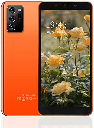 Téléphone intelligent plein écran HD de 5,72 pouces, smartphones débloqués Note30 Plus, double carte double veille, téléphones portables 512 Mo + 4 Go, pour Android 4.4.2, prise en charge WiFi + BT + FM (Orange)
 Fiche Technique et Prix au Maroc