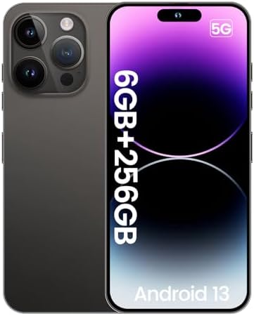 Luckeu A14 Pro Max 5G Téléphone portable débloqué, Android 13 Smartphone 6,9 ​​pouces FHD+ Écran 90 Hz Batterie 6000 mAh, 6 Go + 256 Go Octa-Core, Téléphone portable avec caméra AI 64 MP/24 MP, double SIM avec GPS/Face ID – Noir
 Fiche Technique et Prix au Maroc