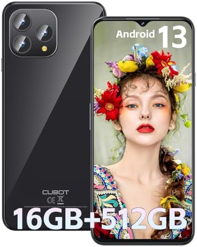 CUBOT P80 Smartphone débloqué – 16 Go de RAM + 512 Go de ROM Android 13, écran FHD+ de 6,58", batterie de 5 200 mAh, appareil photo 48 MP + 24 MP, téléphone double SIM 4G avec casque/déverrouillage d'empreintes digitales/GPS (noir)
 Fiche Technique et Prix au Maroc
