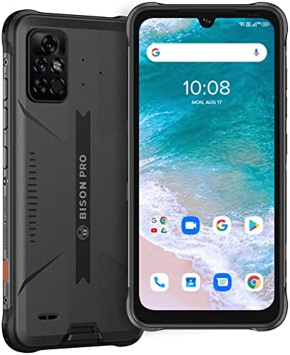 UMIDIGI Bison PRO Smartphones débloqués robustes, 4 Go + 128 Go, Android 11, étanche IP68/IP69K, téléphone résistant aux chocs, Helio G80, appareil photo 48 MP, 6,3" FHD+, 5000 mAh, charge rapide, version globale, NFC, robuste, gris
 Fiche Technique et Prix au Maroc