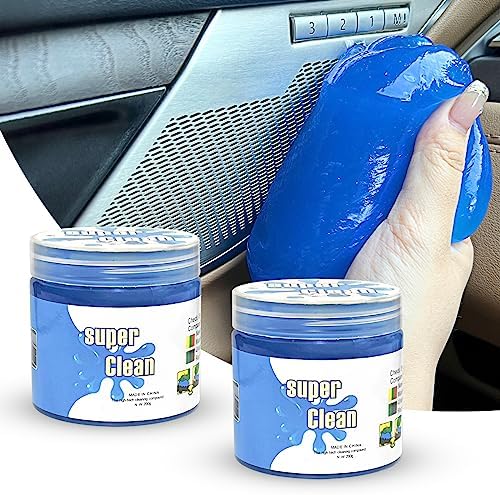 TUTUDOW Gel de nettoyage pour détails de voiture, mastic de nettoyage universel pour poussière automobile, nettoyant pour crevasses de voiture, gel d'élimination des détails intérieurs de grille d'aération automatique pour grilles d'aération de voiture, PC, ordinateur portable, réutilisable
 Fiche Technique et Prix au Maroc