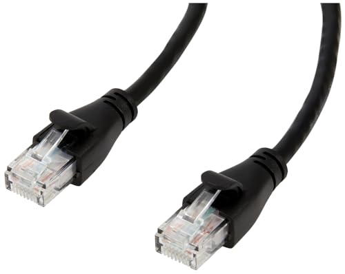Amazon Basics Câble de brassage Ethernet RJ45 Cat 6, vitesse de transfert de 1 Gpbs, connecteurs plaqués or, 10 pieds pour ordinateur personnel, imprimante, ordinateur portable, consoles de jeux, routeur
 Avis, Fiche Technique et Prix au Maroc