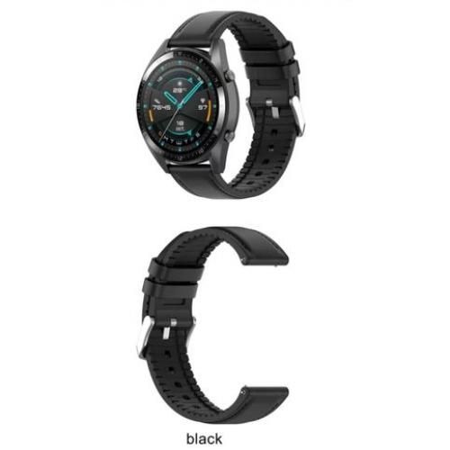Bracelet de rechange en cuir et silicone 22mm Pour Samsung galaxy watch 46mm, Gear S3, Gear S3 Classic,Galaxy watch 3 45mm **La montre n'est pas incluse****La montre n'est pas incluse**
 Fiche Technique et Prix au Maroc