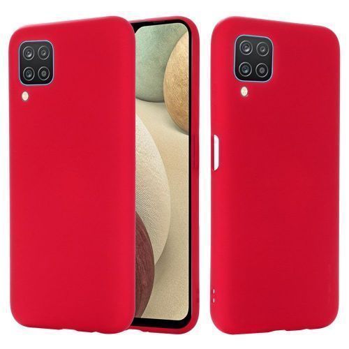 Case Pochette Silicone pour Samsung A12 couleur Rouge
 Fiche Technique et Prix au Maroc